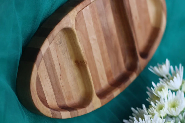 اردو خوری چوبی 3 خانه ( جانان) M014