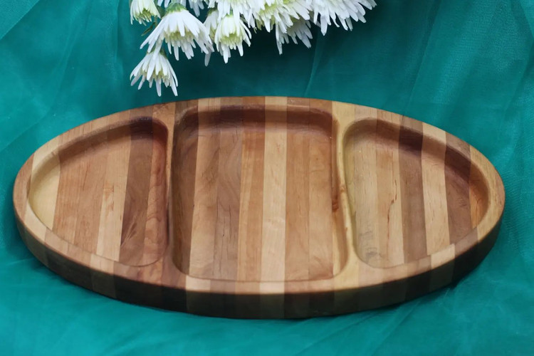 اردو خوری چوبی 3 خانه ( جانان) M014