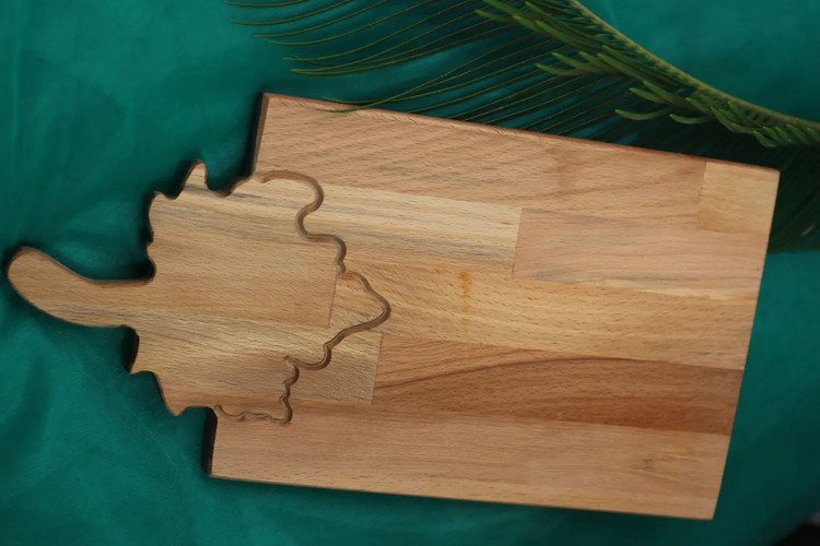 تخته سرو دو تیکه طرح برگ (پاییز)