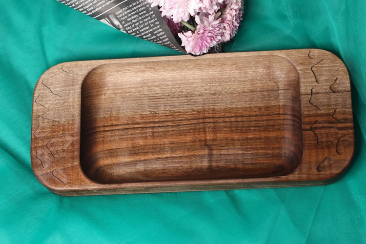 شکلات خوری(میوه خوری،آجیل خوری) چوبی خاص M022 (زورق)