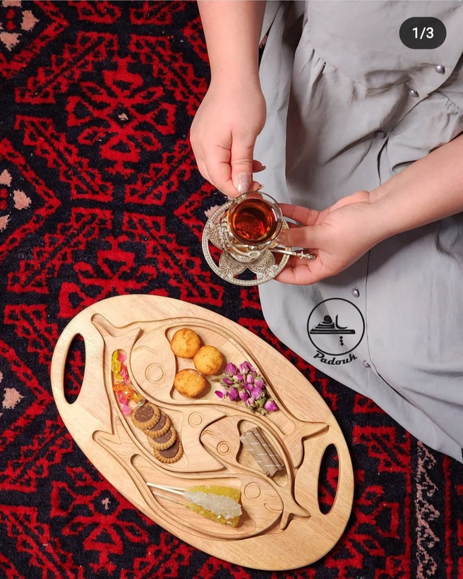 سینی هفت سین ماهی R018