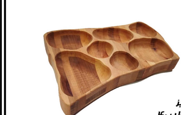 اردو خوری،تخته سرو چوبی مدل فانتزی (غزل)